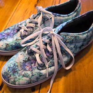 Custom Floral Canvas Sneakers
